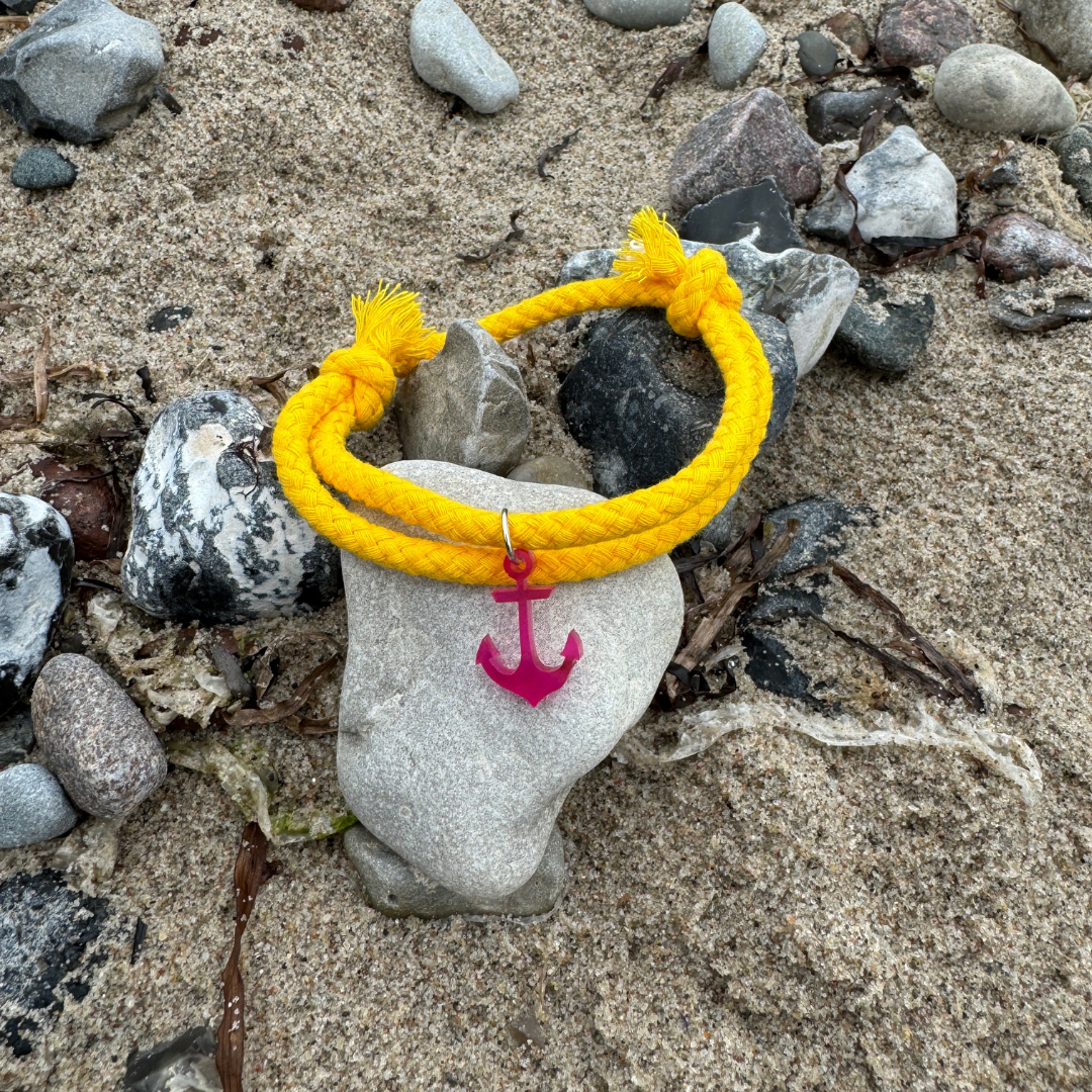 Armband Gelb "Anker"