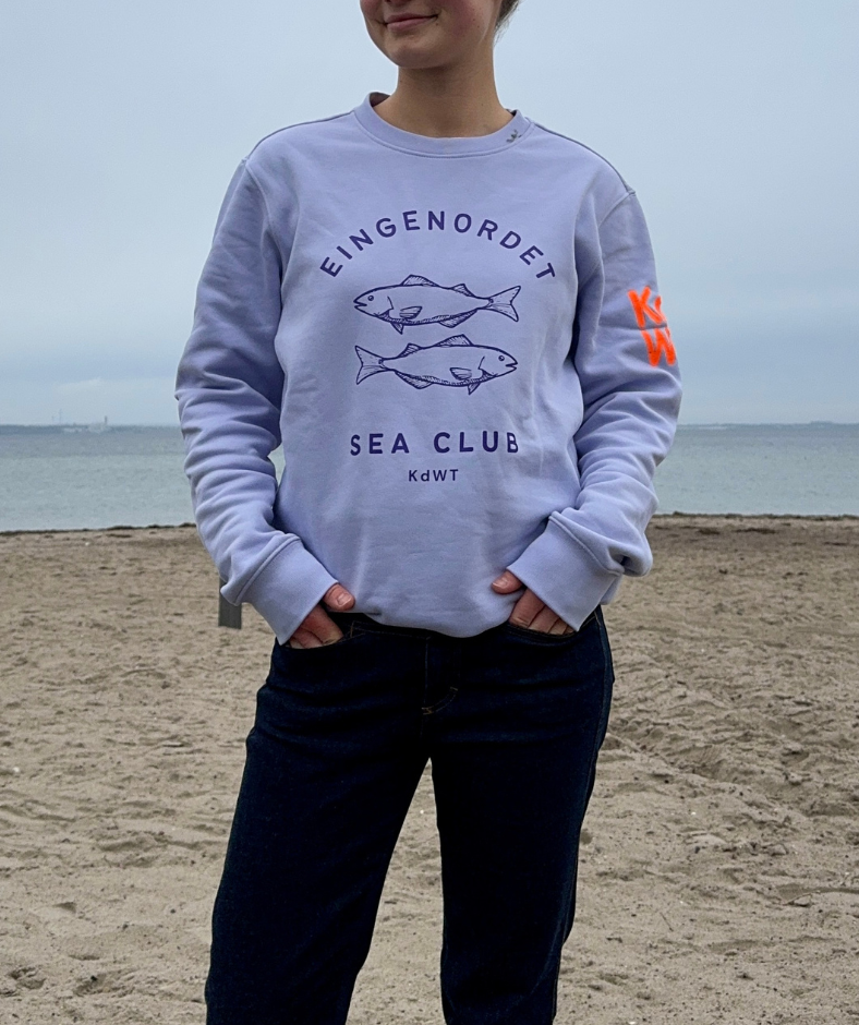 Sweatshirt Flieder "Eingenordet"