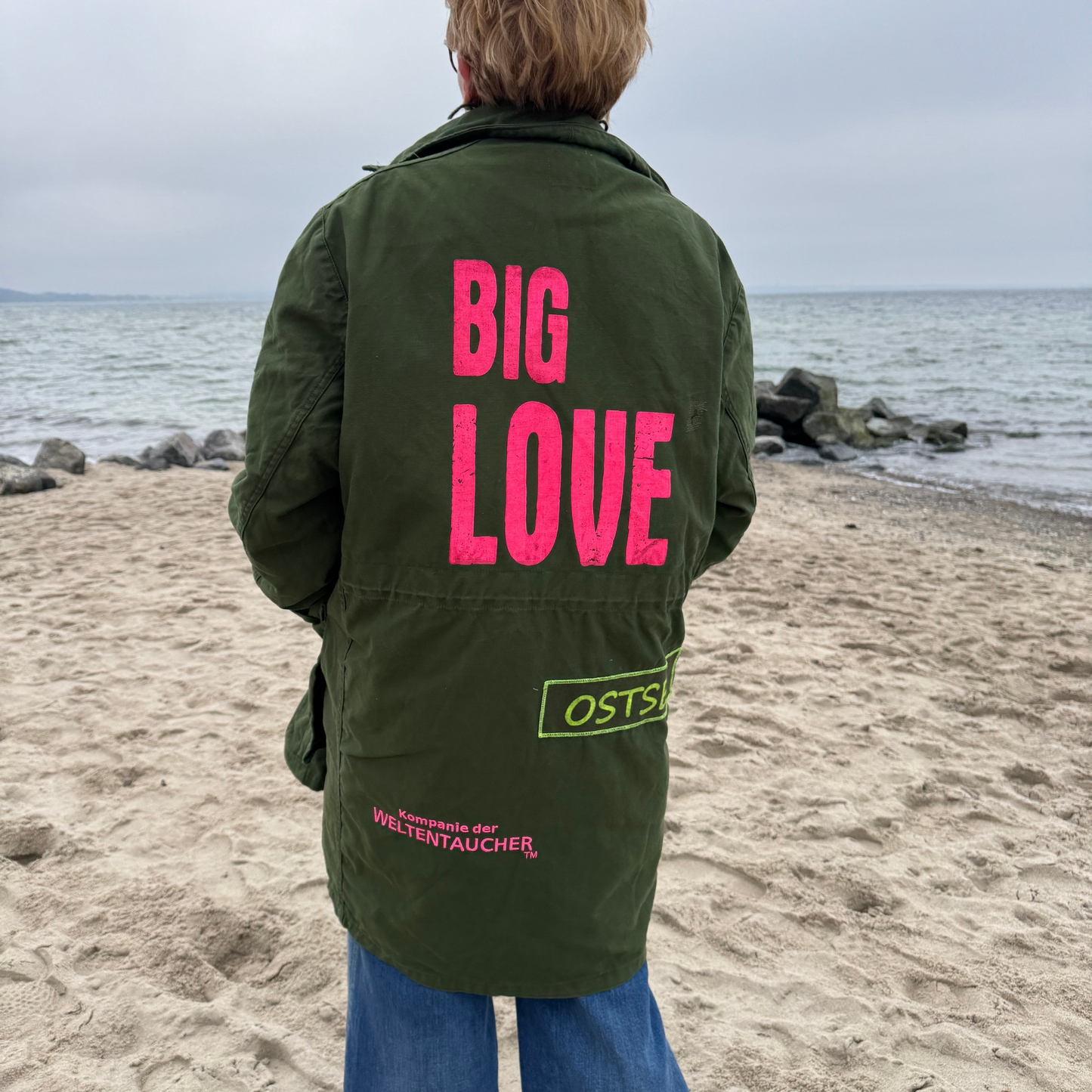 Parka Khaki "Big Love Ostsee" - mit herausnehmbarem Winterfutter