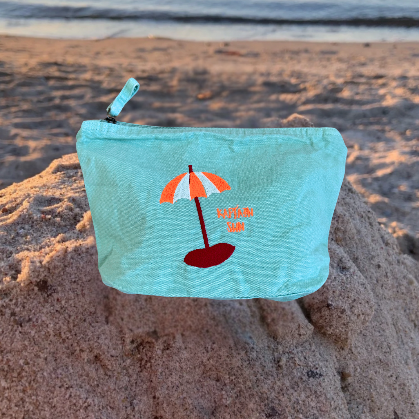 Kulturtasche Mint "Kaptain Sun"