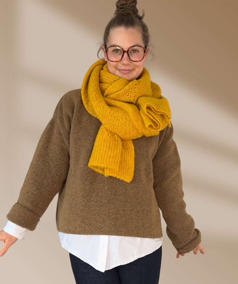 Strickpullover "Cappuccino Braun"