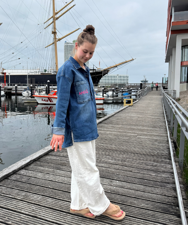 Denimhemd / Overshirt "Ahoi"