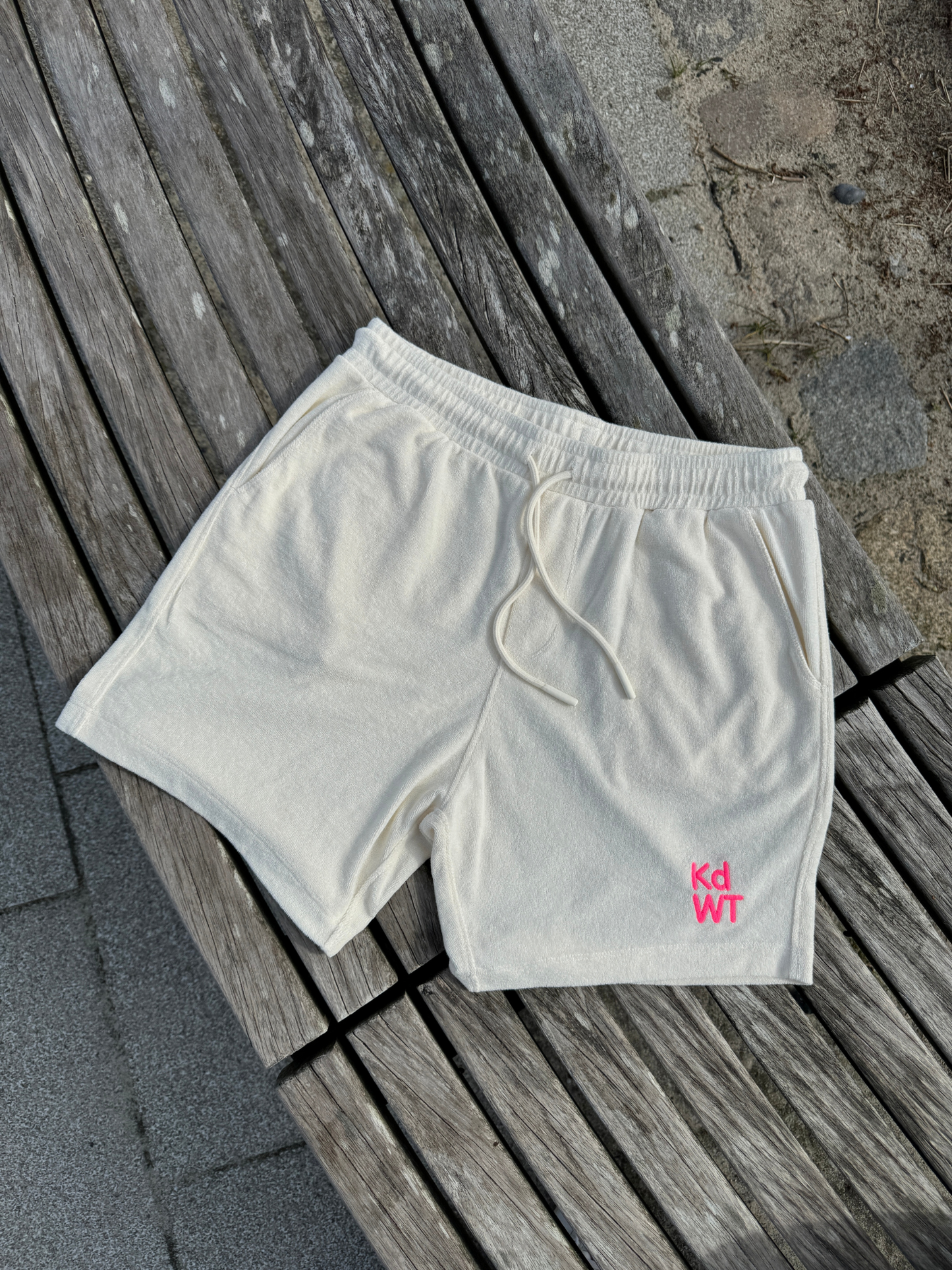 Frottee Shorts "CREME"