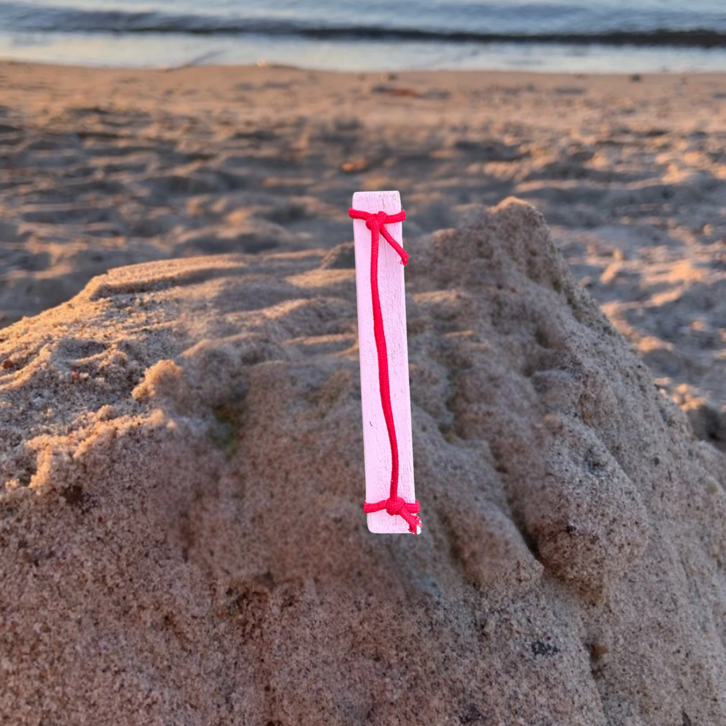 Holzschild Pink "Meer"