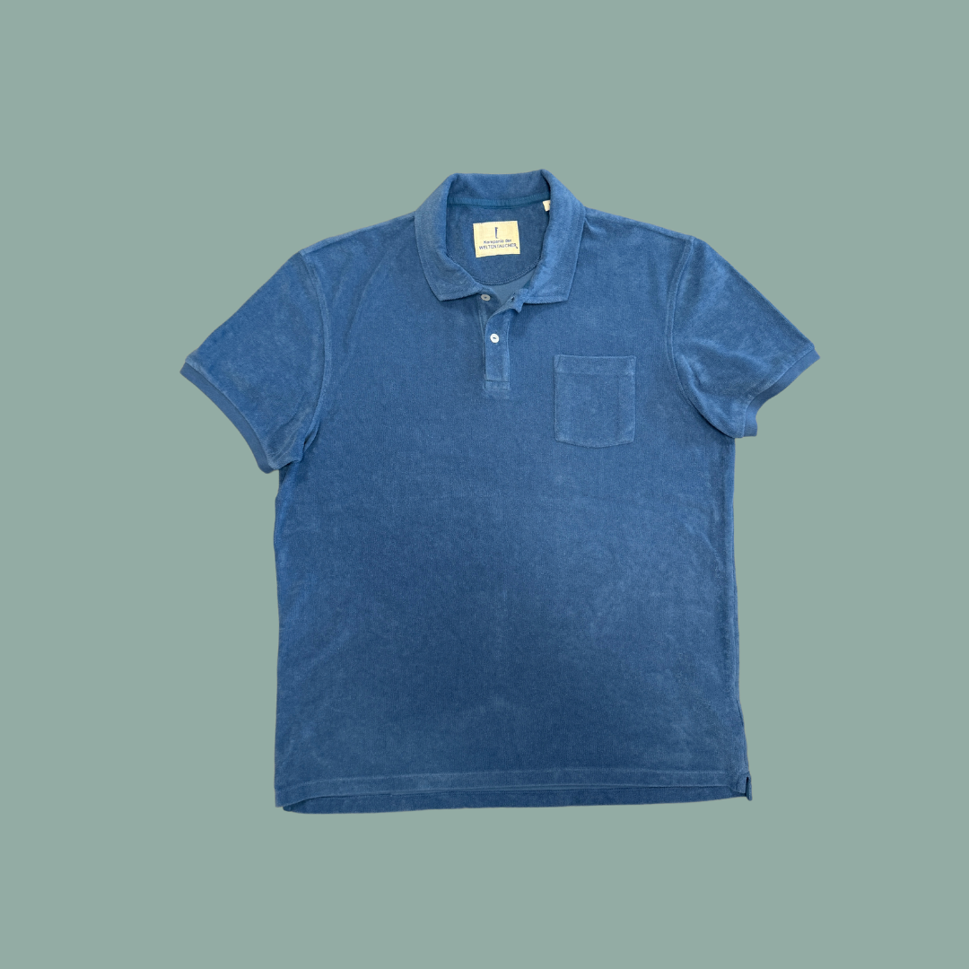 Frottee Shirt "BLAU"