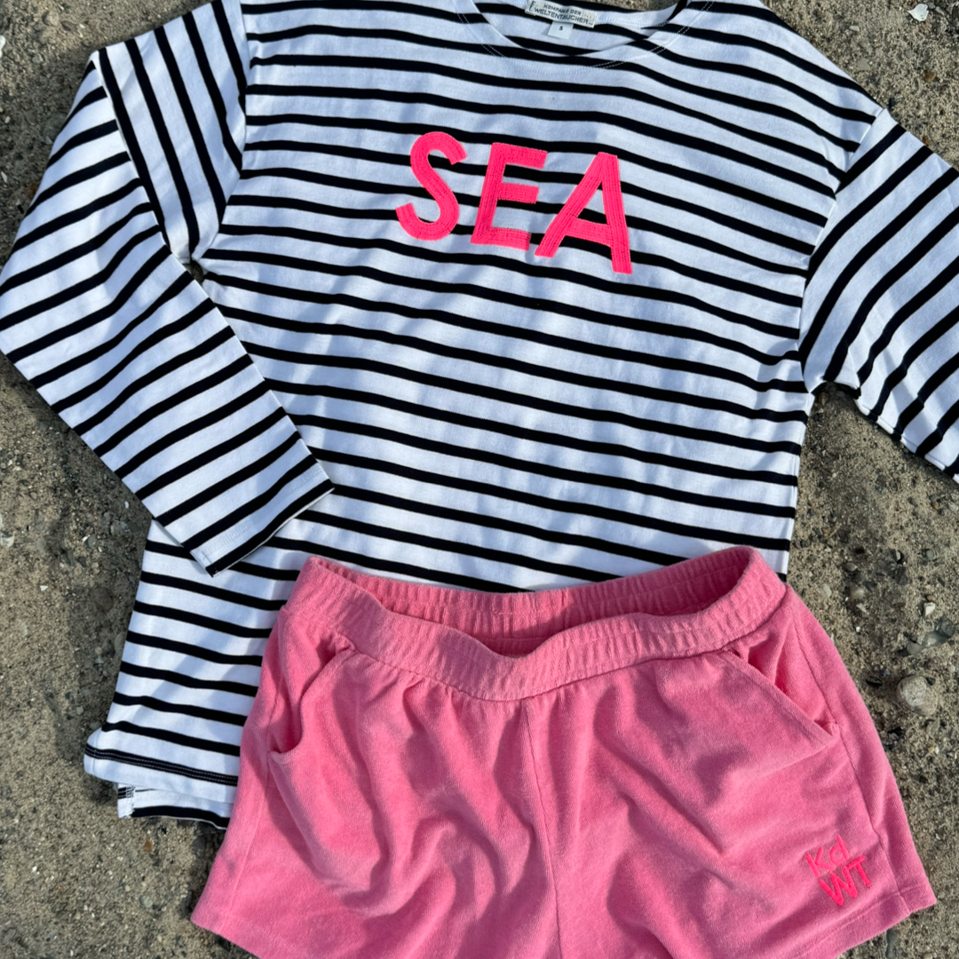 Ringelshirt "SEA" pink