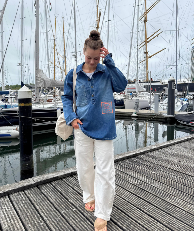 Denimhemd / Overshirt "Eingenordet"