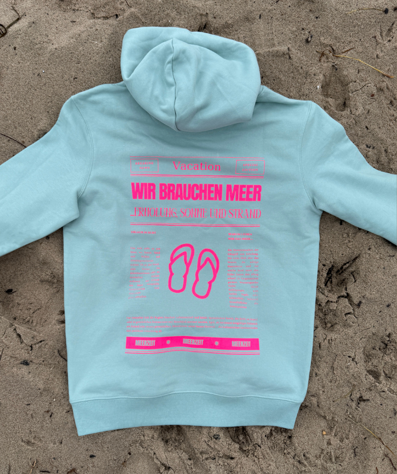 Hoodie Mint "Vacation Club"