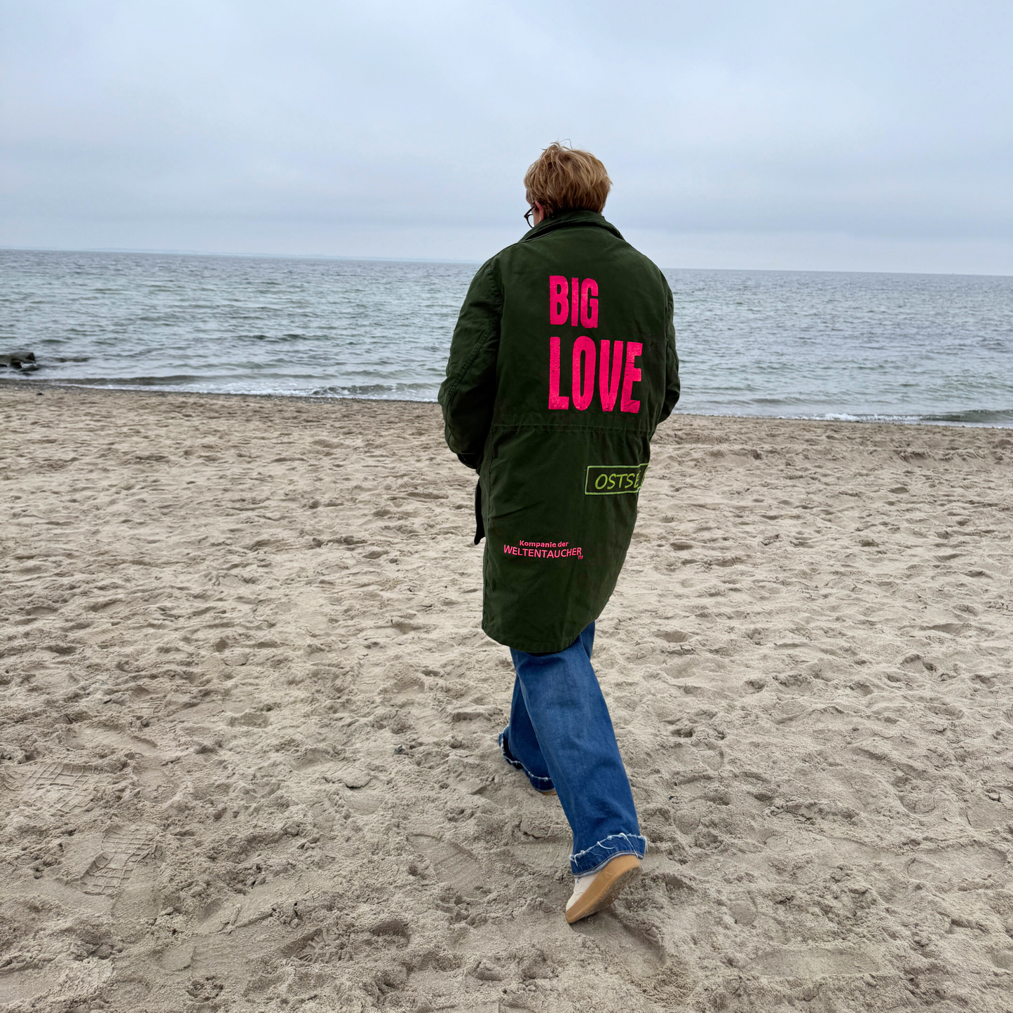 Parka Khaki "Big Love Ostsee" - mit herausnehmbarem Winterfutter