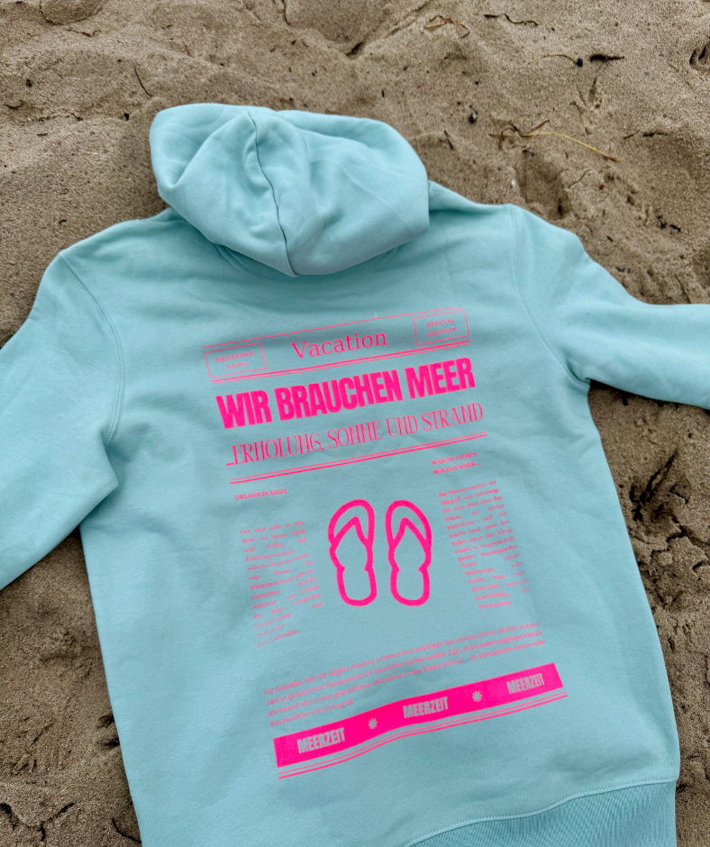 Hoodie Mint "Vacation Club"