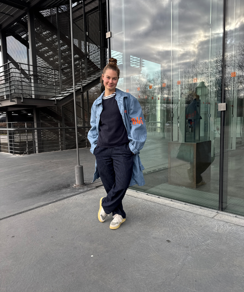 Parka Blau "Meer" mit herausnehmbarem Winterfutter