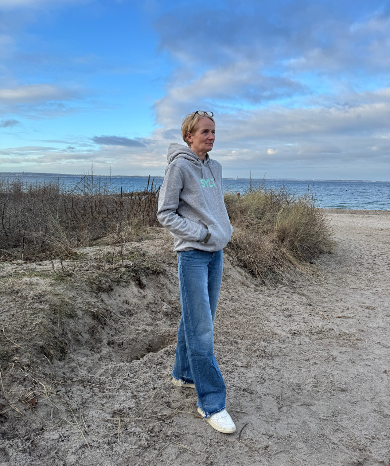 Hoodie Grau "Big Love" - Individualisierbar