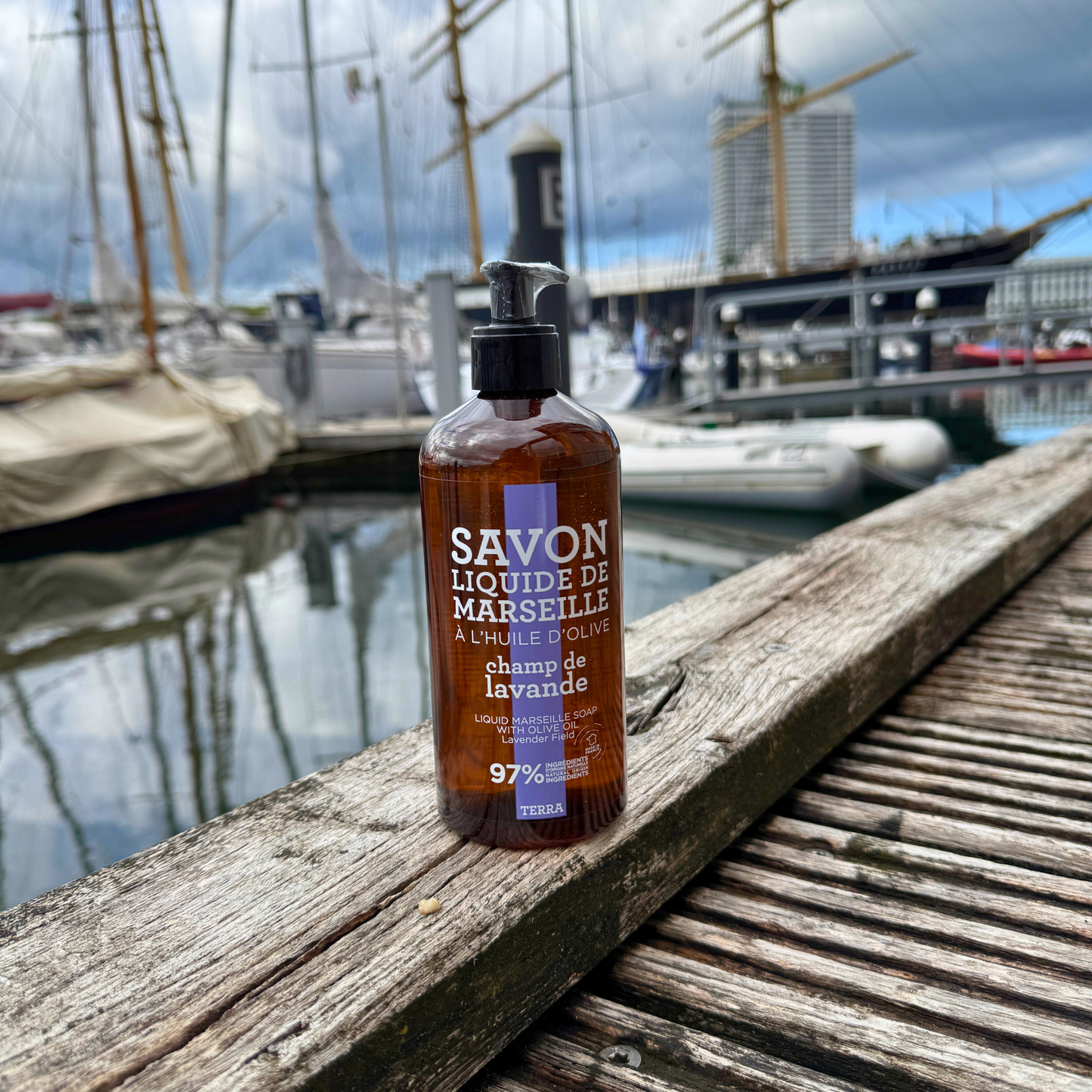 Lavendelseife aus praktischem Spender 500ml