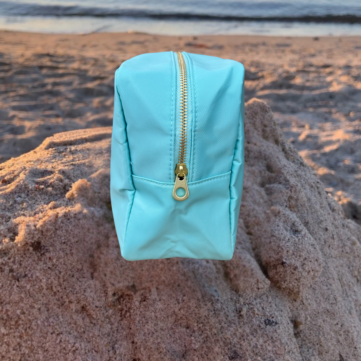 Kulturtasche / Beautycase Mint "Sun Club"