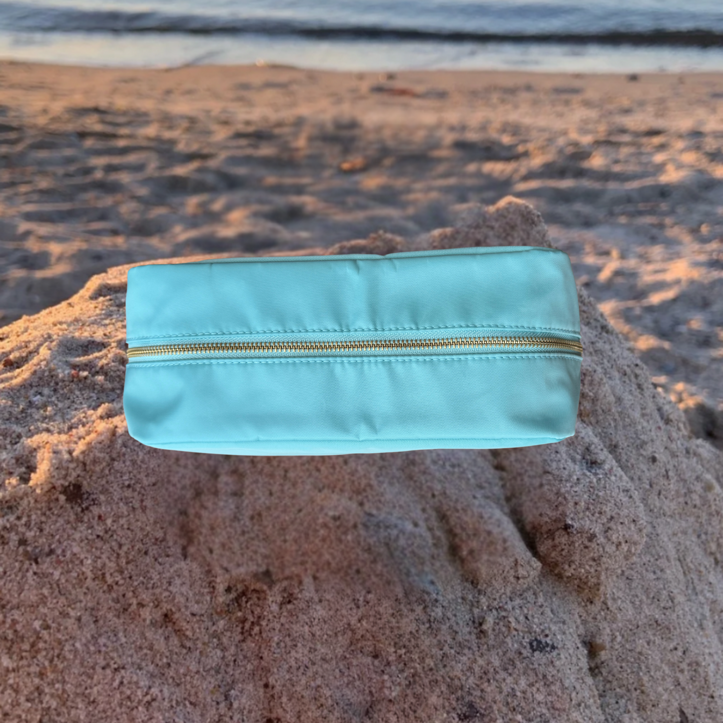 Kulturtasche / Beautycase Mint "fresh catch"