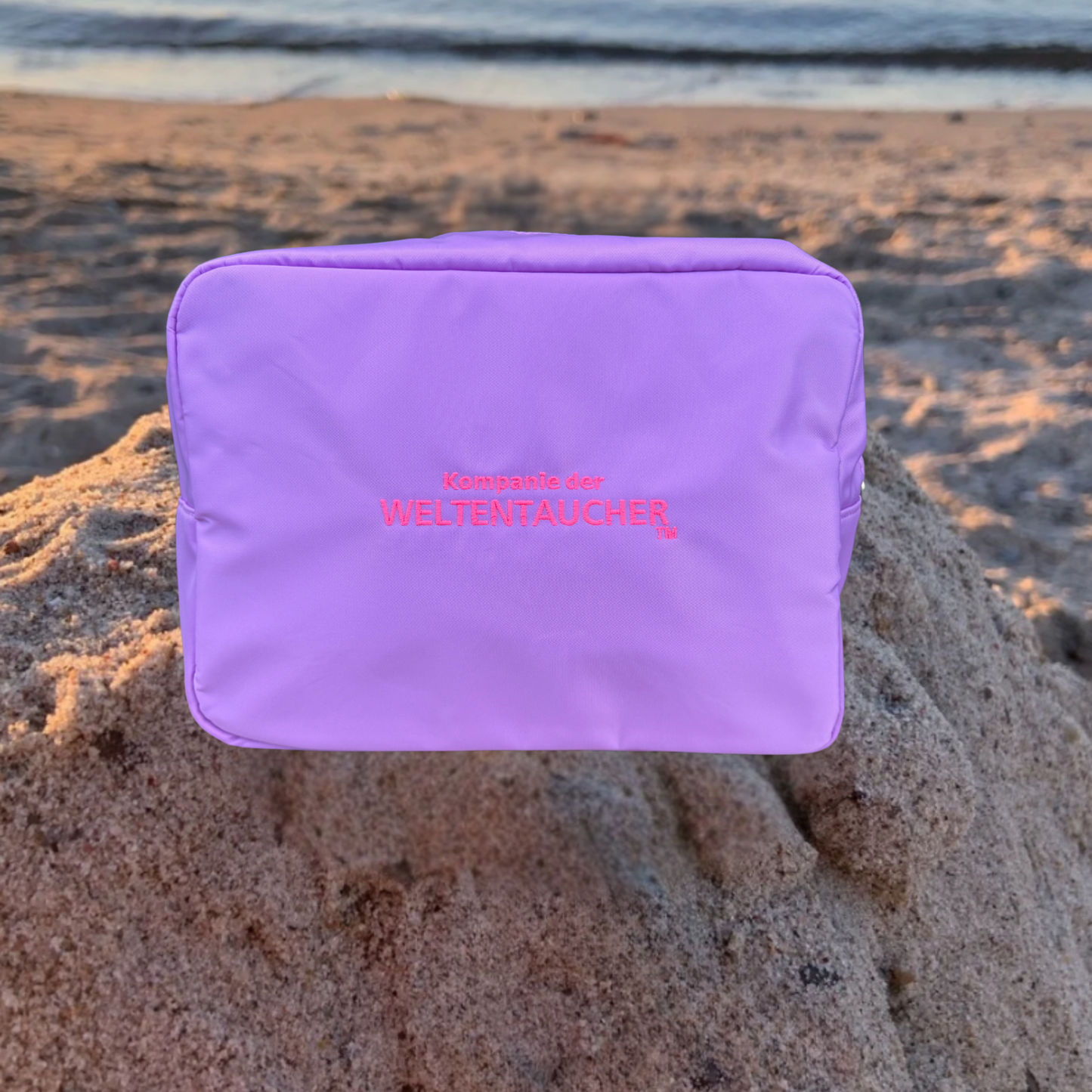 Kulturtasche / Beautycase Lilac "under the sea"