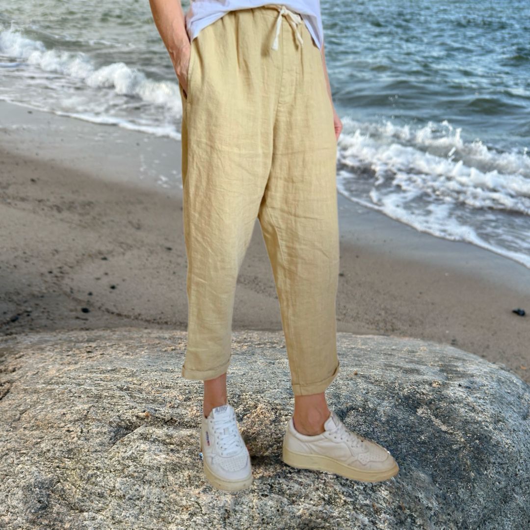 Leinenhose BEIGE