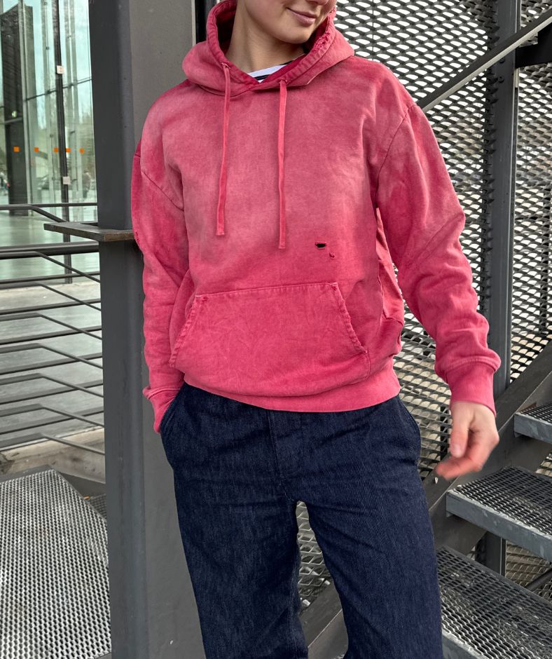 Hoodie Rot "Vintage Style“
