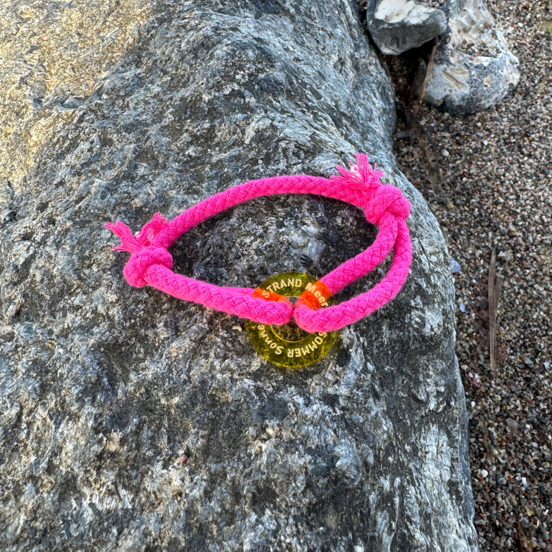 Armband Pink "Strand Meer Sommer Sonne"