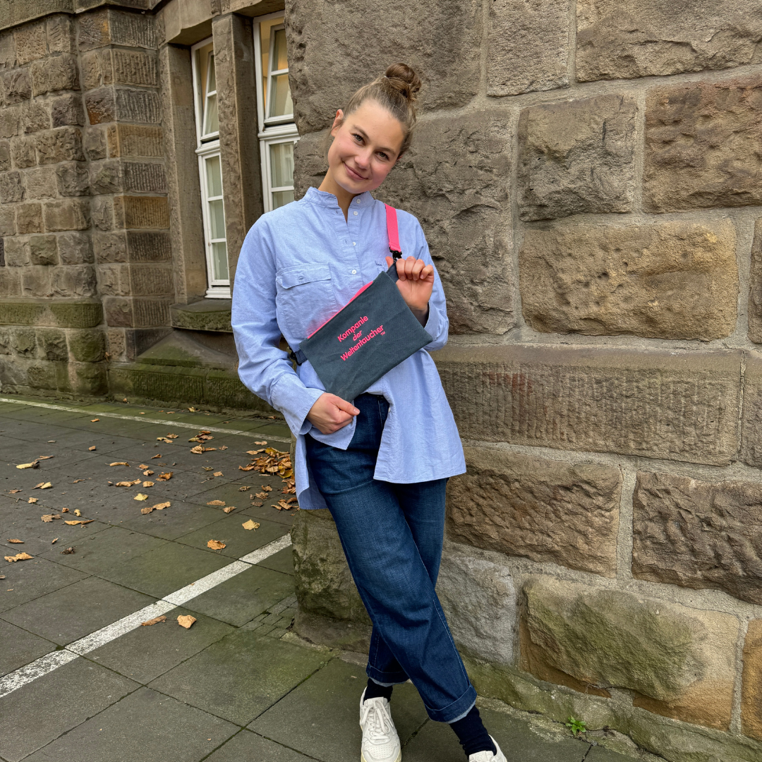 Crossover-Bag "Kompanie der Weltentaucher" Pink