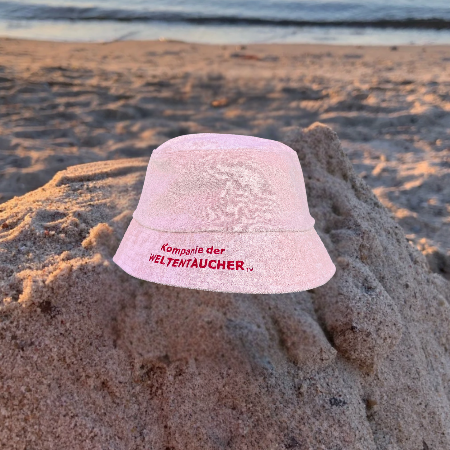 Bucket Hat / Sommerhut Frottee Rose "fresh catch"