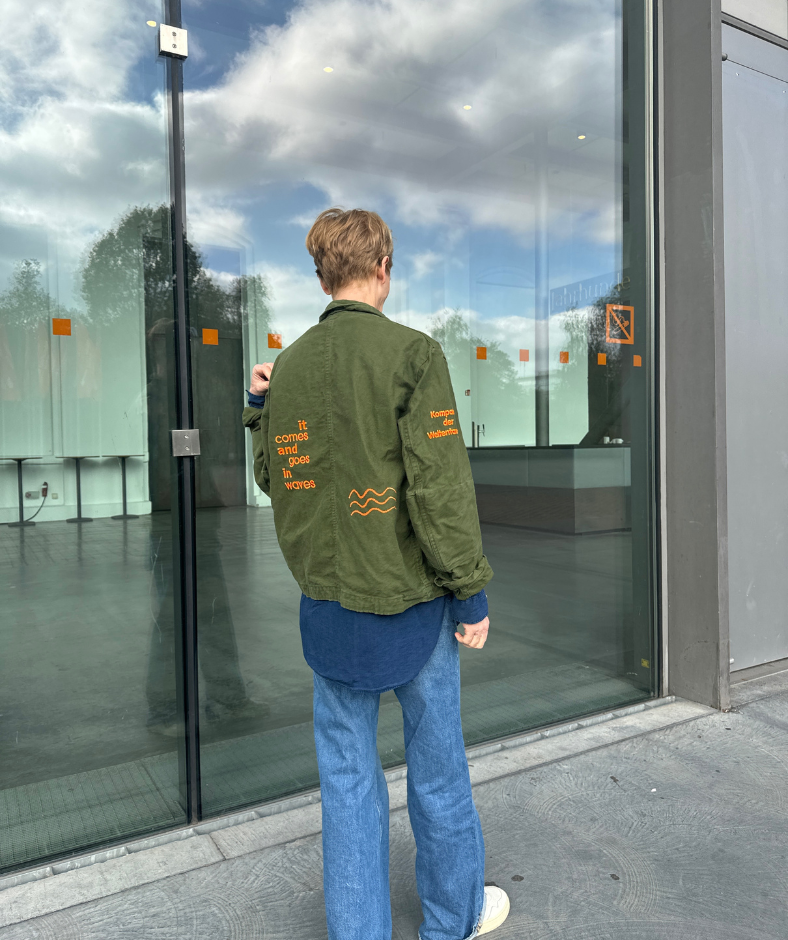 Overshirt limited Edition "it comes and goes in waves"