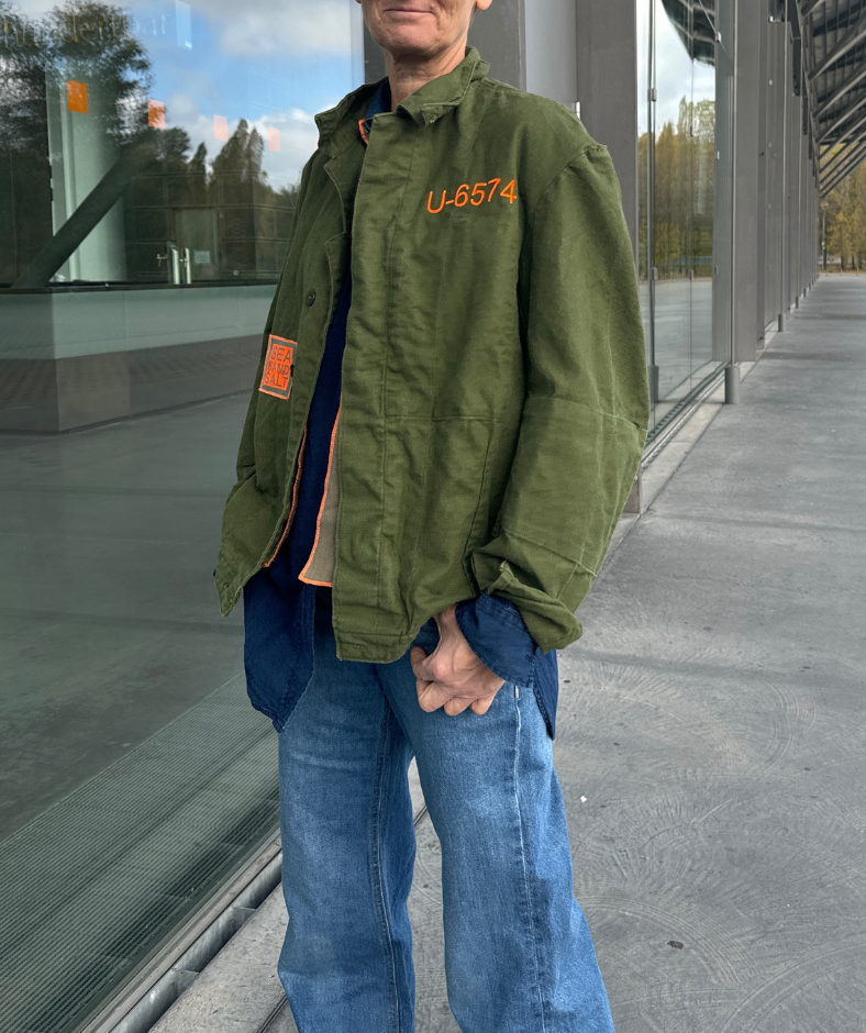 Overshirt limited Edition "it comes and goes in waves"