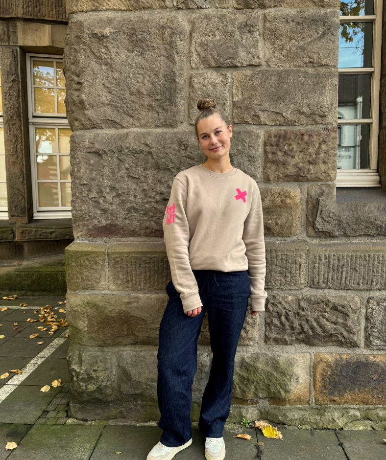 Sweatshirt Cappucino " Wind Meer Wellen Freiheit"