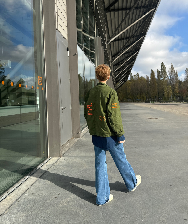 Overshirt limited Edition "it comes and goes in waves"