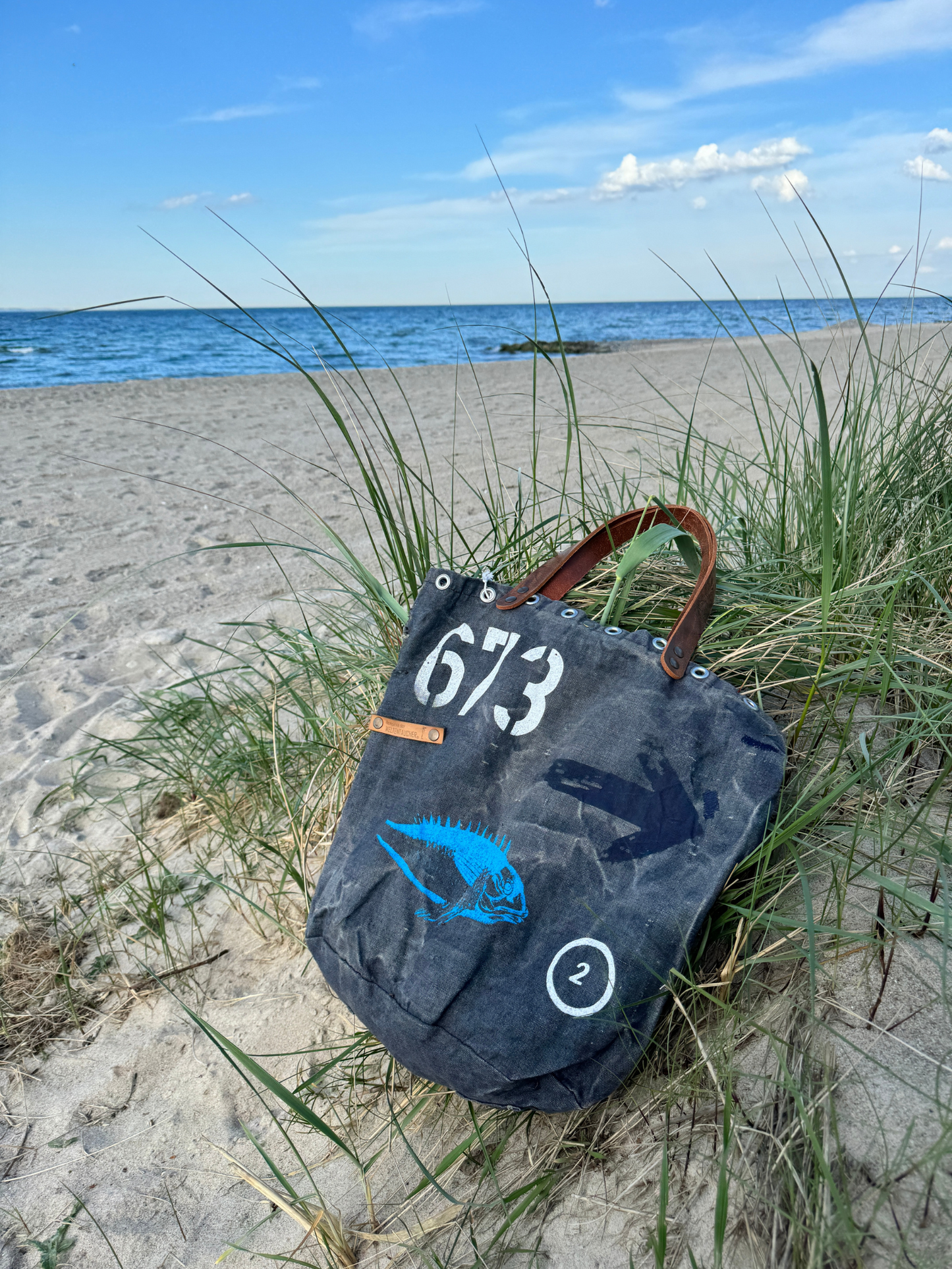 Shopper blau "Fisch"