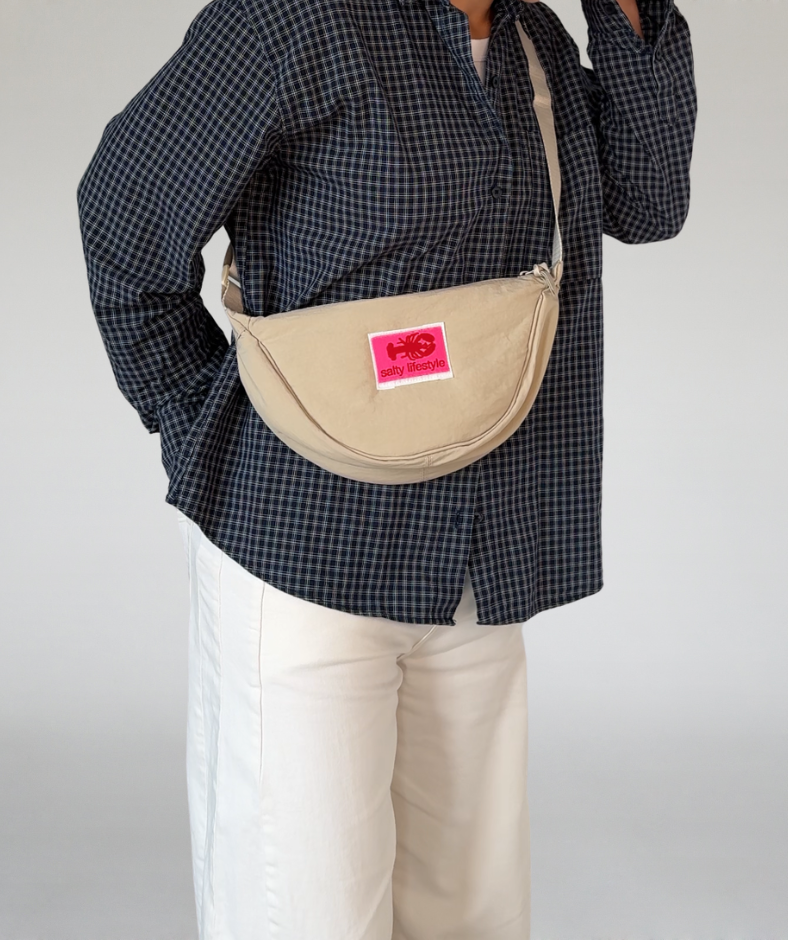 Crossbodybag beige „salty lifestyle“