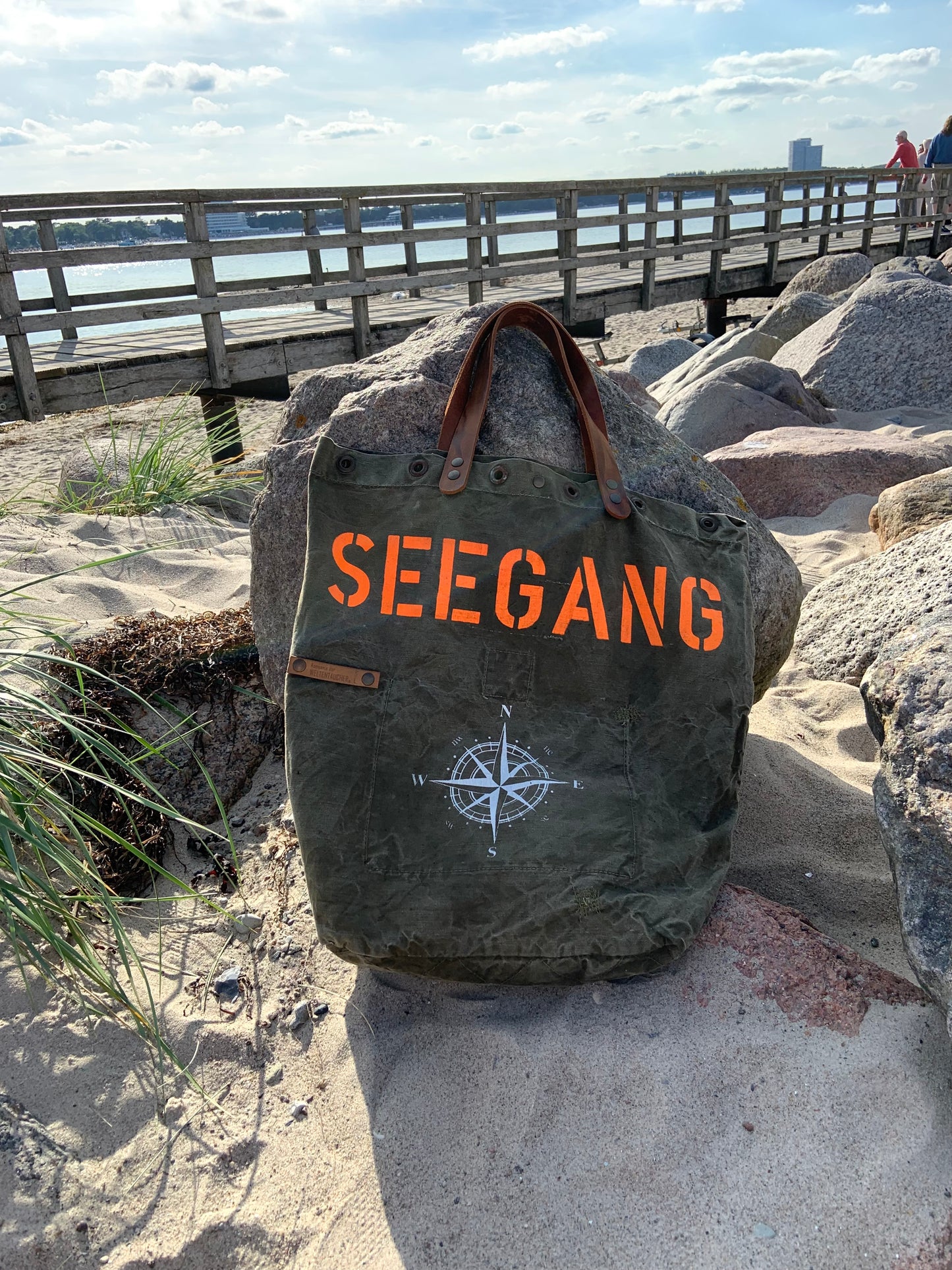 Shopper "Seegang" orange