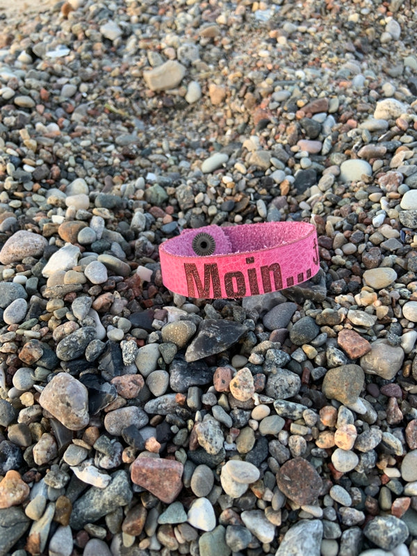 Lederarmband "Moin"