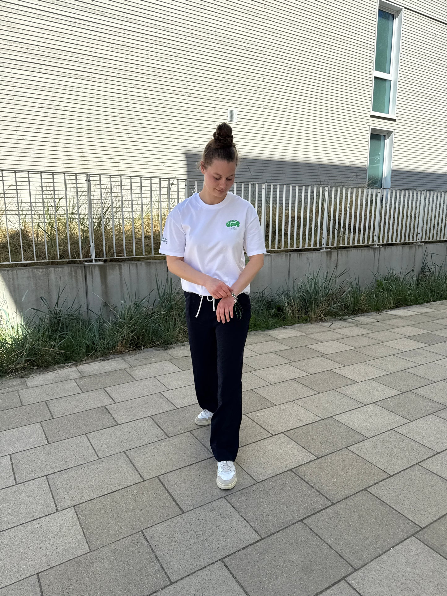 T-Shirt Weiß „Follow the Wave“