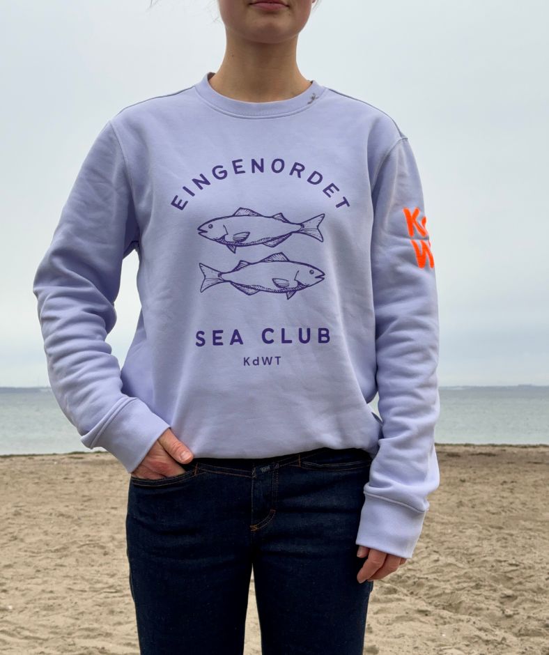 Sweatshirt Flieder "Eingenordet"