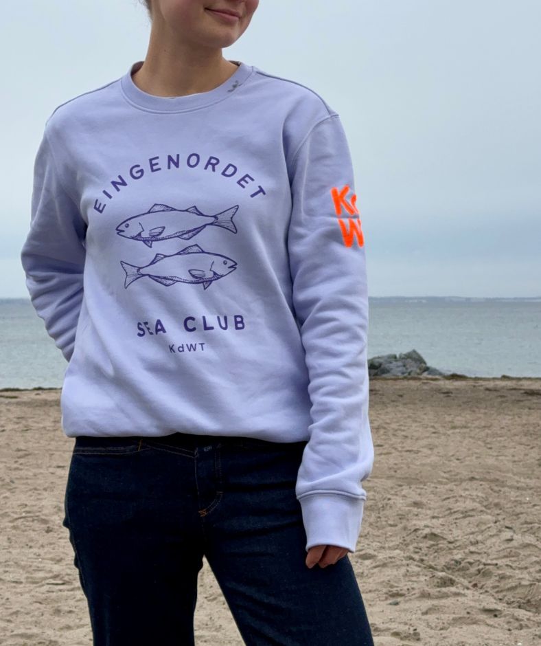 Sweatshirt Flieder "Eingenordet"