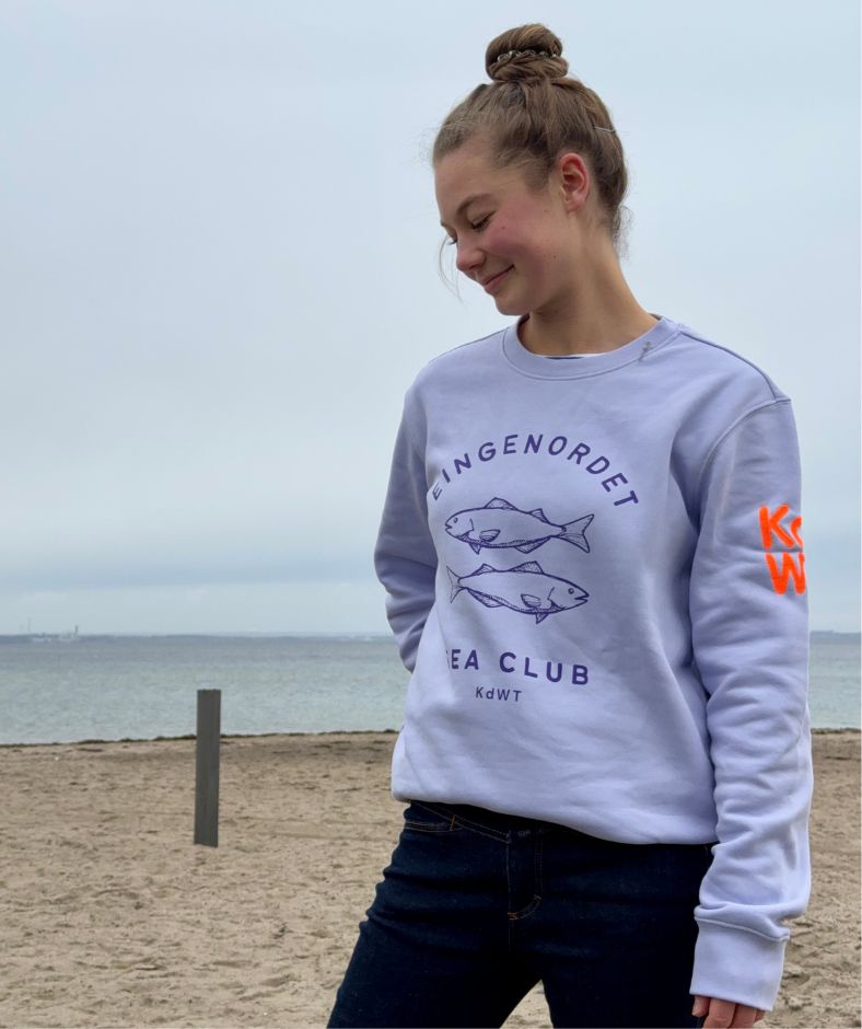 Sweatshirt Flieder "Eingenordet"
