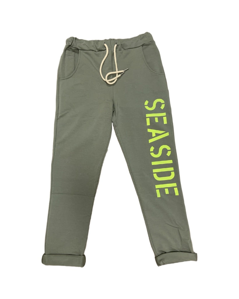 Freizeithose grün-grau "Seaside"