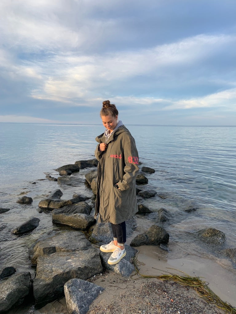 Parka "Landgang orange"