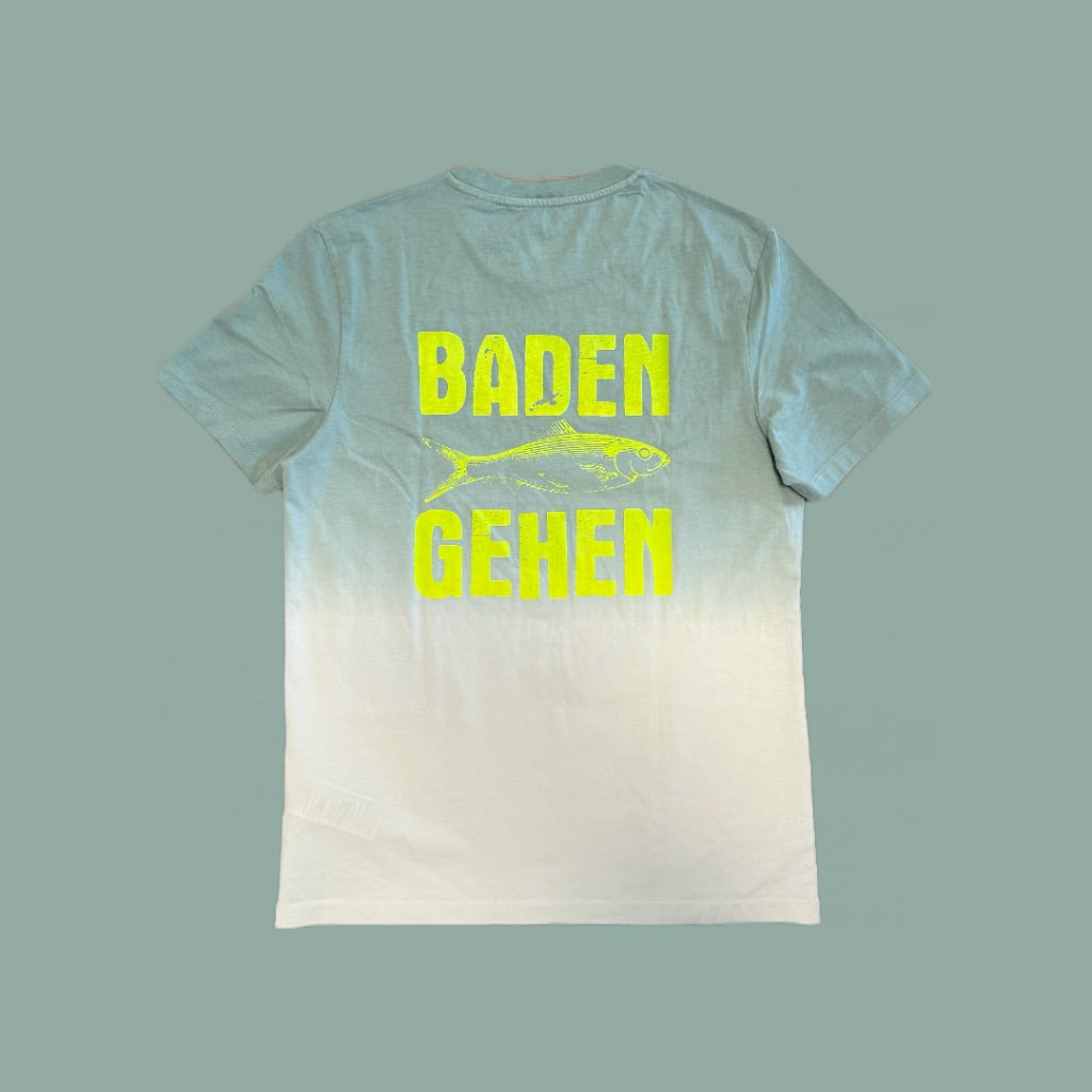 T-Shirt Farbverlauf "Baden Gehen"