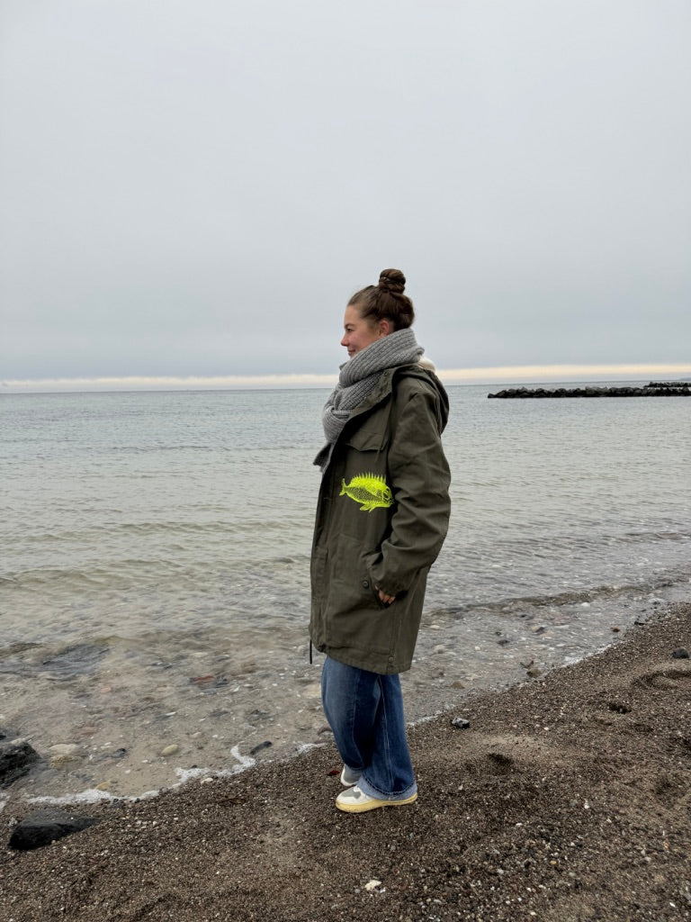 Jacke / Kurzparka "Landgang" Gelb