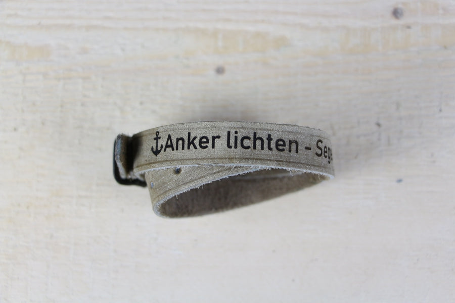 Lederarmband "Anker"