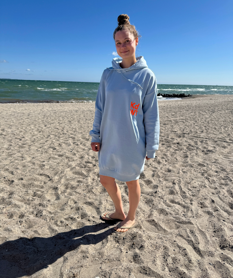 Sweatkleid Light Blue "Sea Sand Salt"