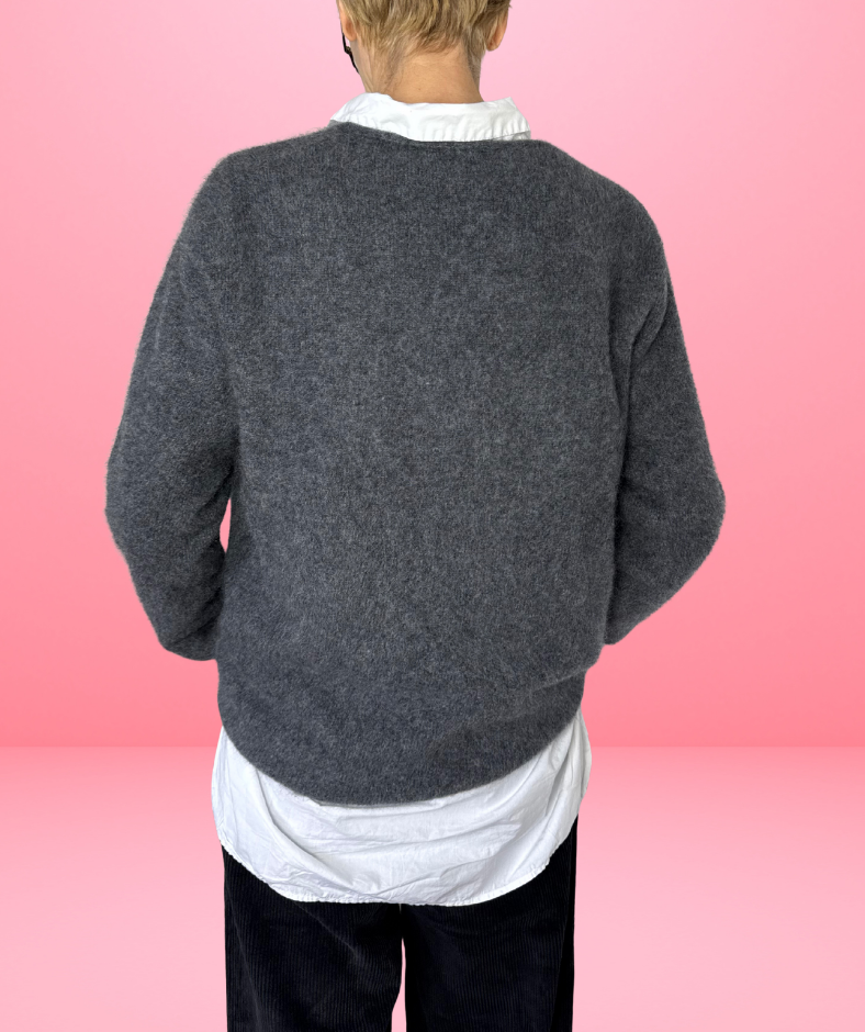 Kaschmirpullover "Grau"