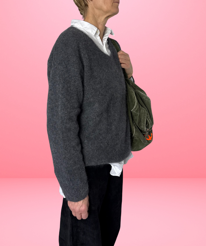 Kaschmirpullover "Grau"