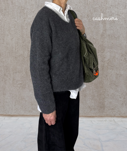 Kaschmirpullover "Grau"