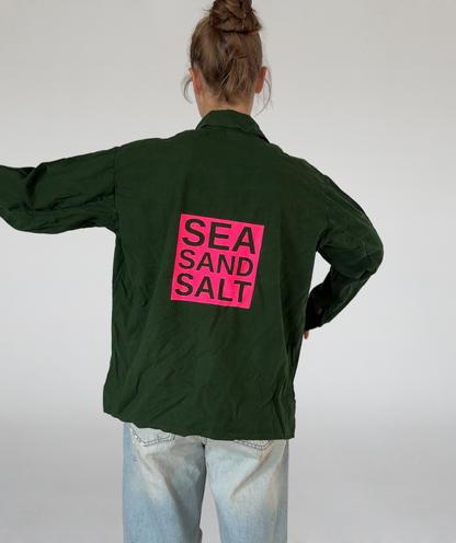 Bluse khaki "SEA SAND SALT"