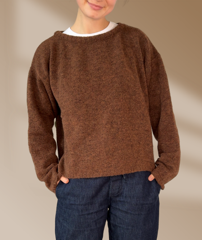 Strickpullover "Schoko Braun"