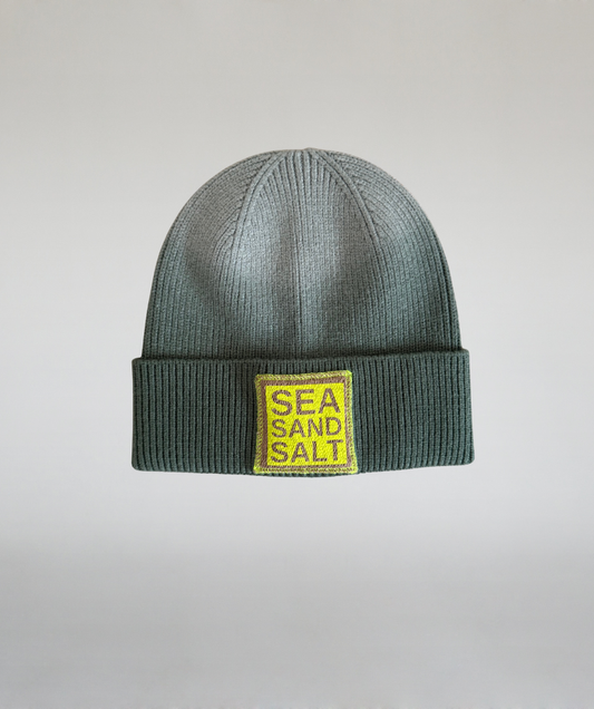 Mütze dip dye grün "Sea Sand Salt"