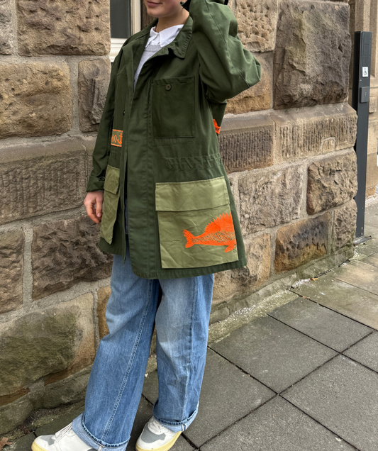 Jacke Khaki "Sea Club"